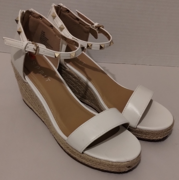 Esprit Romy Studded Espadrille Wedge Sandals - Picture 2 of 15